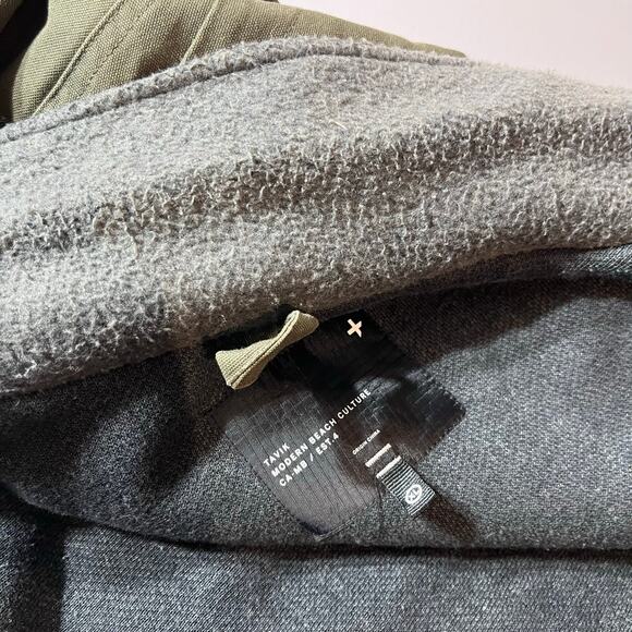 Tavik Modern Beach Culture Men’s Utility Coat Size XL Olive - Picture 11 of 16